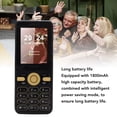 thumbnail image 3 of Teléfono De Botones Grandes Ultra Delgados, Teléfono Móvil Senior Con Pantalla De Color De 2.4 Pulgadas Y Linterna, Doble Agujero De Doble Sim, Gran Volumen, Equipado Con, 3 of 7