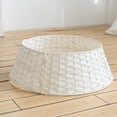 thumbnail image 2 of Christmas Tree Basket Christmas Tree Collar Wicker for Artificial Trees Christmas Tree Stand Base ，Natural Woven，Farmhouse Christmas Tree Collar, 2 of 9