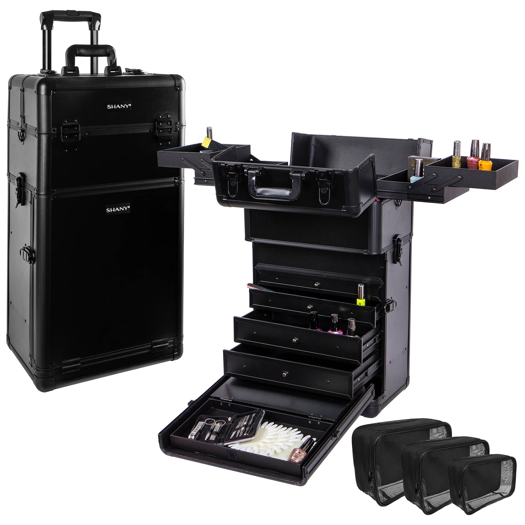 SHANY Rebel Trolley Cosmetics Case and Storage Professional Makeup