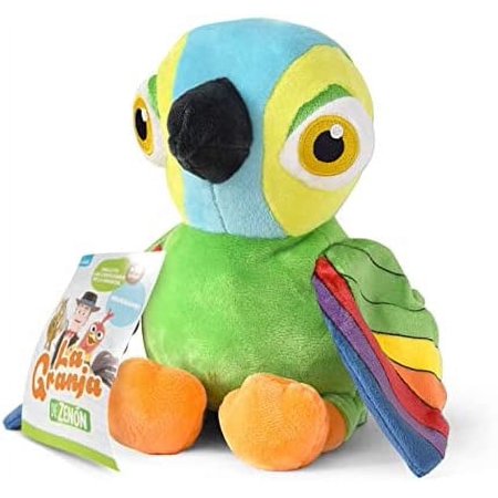 La Granja De Zenon Lorito Pepe 8 in. Musical Plush Granja De Zenon El Reino Infantil