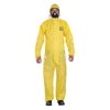 Ansell Hooded Coveralls,Yellow,3XL,Elastic,PK25