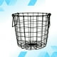 thumbnail image 5 of 1 unid Cesta de hierro forjado Ropa Cubo de almacenamiento Cesto de la ropa Organizador de artículos diversos ahuecado, 5 of 5
