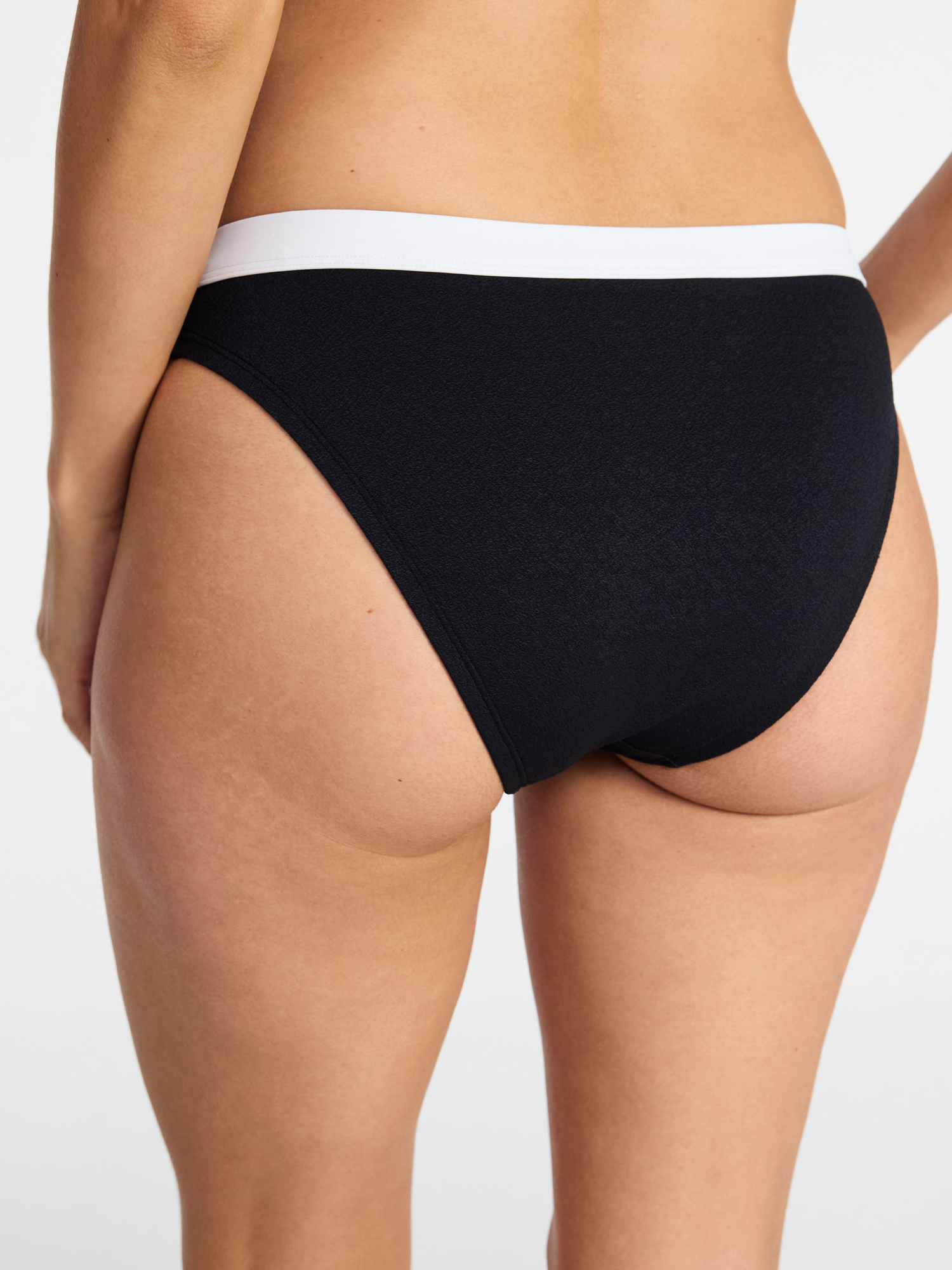 Time and Tru Women's Contrast Banded Bikini Bottoms, Sizes XS-3X