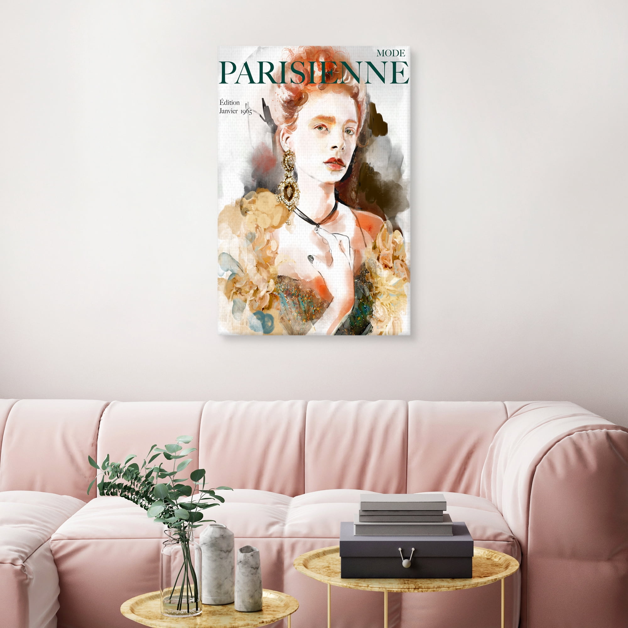 Mode Parisienne Janvier 1965 by Studio Arts Canvas Art Print