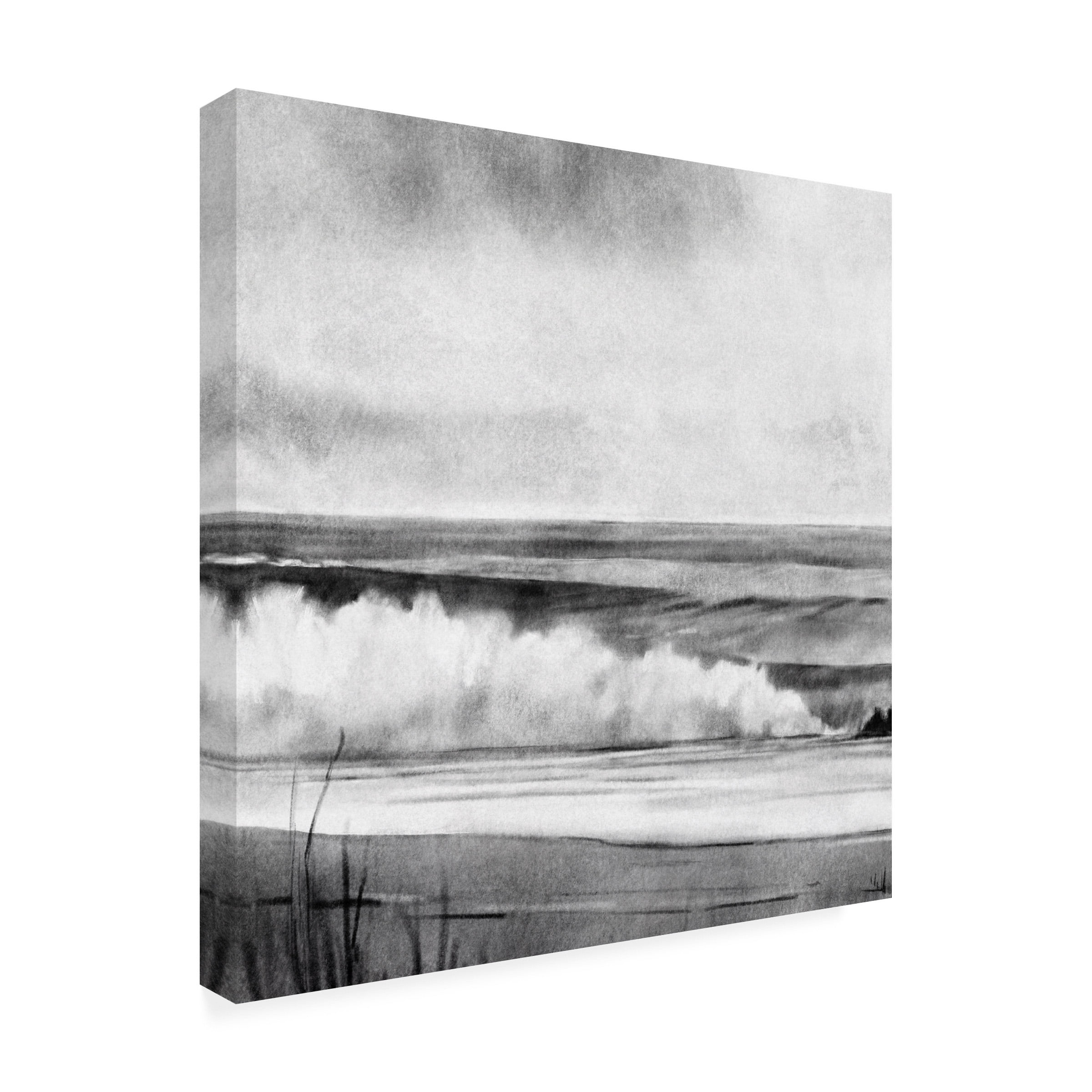 Emma Caroline 'High Tide Sketch II' Canvas Art