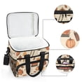 thumbnail image 6 of FORMRS Insulated Cooler Bag 24 Cans Capacity Soft Leakproof Lunch Box with Side Pockets, Fall Book, 6 of 7