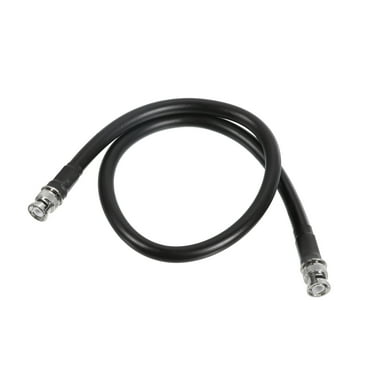 50 Ohm BNC Male to BNC Male Coaxial Cable RG8 90cm/3ft 10mm Low Loss Analyzer, Antenna, Oscilloscope, RF Radio