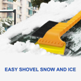 thumbnail image 3 of Ice Scraper For Car Windows, 14 Inch Car Snow Brush And Ice Scraper, Snow Scraper Brush, Snow Remover, 3 of 5