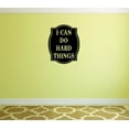 thumbnail image 1 of Custom Wall Decal Sticker : I Can Do Hard Things Quote Home Decor Picture Art 20x40 Inches, 1 of 1