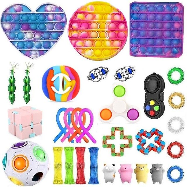 31pcs Pack Fidget Toys Conjunto de juguetes sensoriales Antistress Relief Fidget Toys