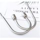 thumbnail image 3 of Sujeciones para cortinas, 4PCS Gancho en forma de U Montado en la pared Borla Cortina Tieback Hook Drapery Tiebacks Accesorios para cortinas Fokelyi LRWJ845-5, 3 of 6