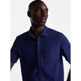 thumbnail image 4 of George Men's Waffle Knit Shirt with Short Sleeves, Sizes S-5XB, 4 of 5