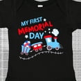 thumbnail image 4 of Inktastic My First Memorial Day Train Boys or Girls Baby Bodysuit, 4 of 5