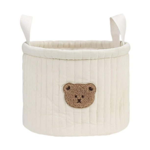Cesta para pañales, organizador de pañales, organizador de mesa de comedor, cesta de almacenamiento portátil para guardería, soporte para