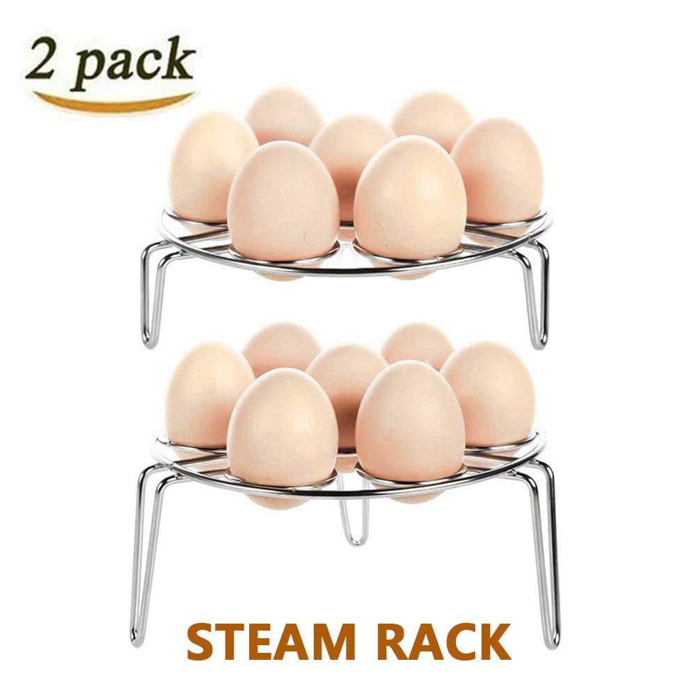 Steaming Rack, Stainless Steel Egg Steamer Rack Set for Instant Pot