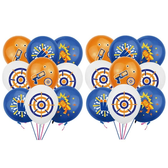 Nerf Dart War Balloons Party Supplies Birthday Favors Decorations Decor Kit Latex