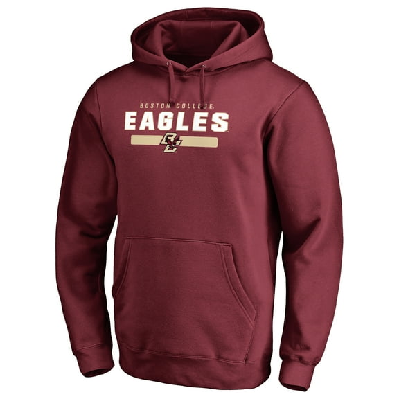 Men's Maroon Boston College Eagles Team Strong Pullover Hoodie