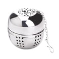 thumbnail image 1 of Cateissary Bola de especias para condimento de cocina, dispositivo de condimento de acero inoxidable, té de hojas sueltas, malla fina Cocina y Comedor, 1 of 6