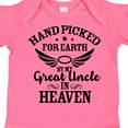 thumbnail image 4 of Inktastic Handpicked for Earth by My Great Uncle in Heaven Boys or Girls Baby Bodysuit, 4 of 5