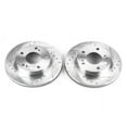 thumbnail image 2 of Power Stop Front Pair of Drilled and Slotted Brake Rotors JBR559XPR Fits 1995 Nissan 240SX, 2 of 4