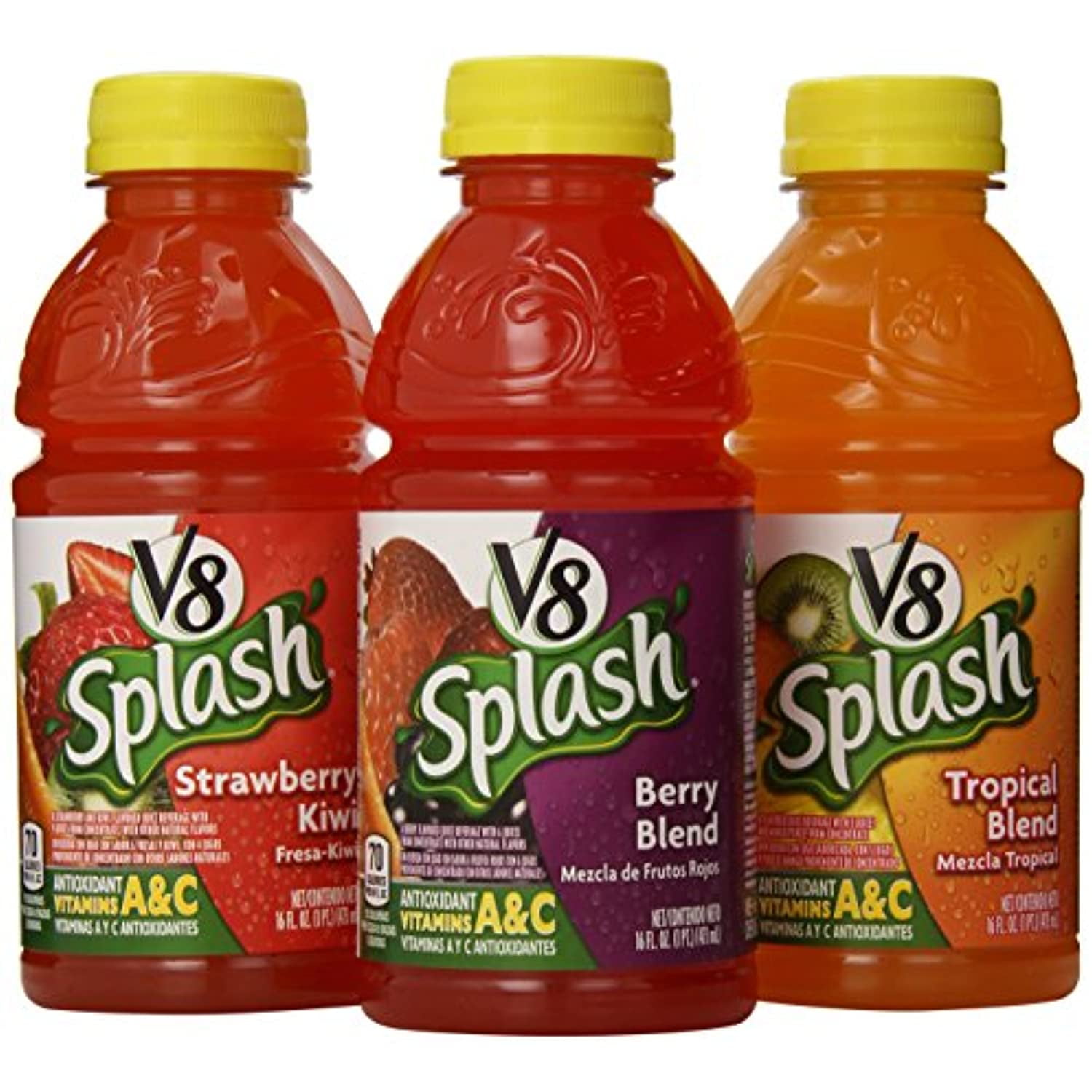 V8 Splash Variety Drink, Assorted, 12 16 Oz. Bottles