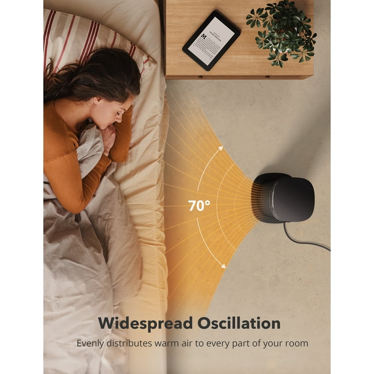 TaoTronics Space Heater, 1500W Electric Heater Portable Heaters,  Oscillation Eco Mode 12 Hours Timer with Remote Control Tip-over Protection  - Walmart.com