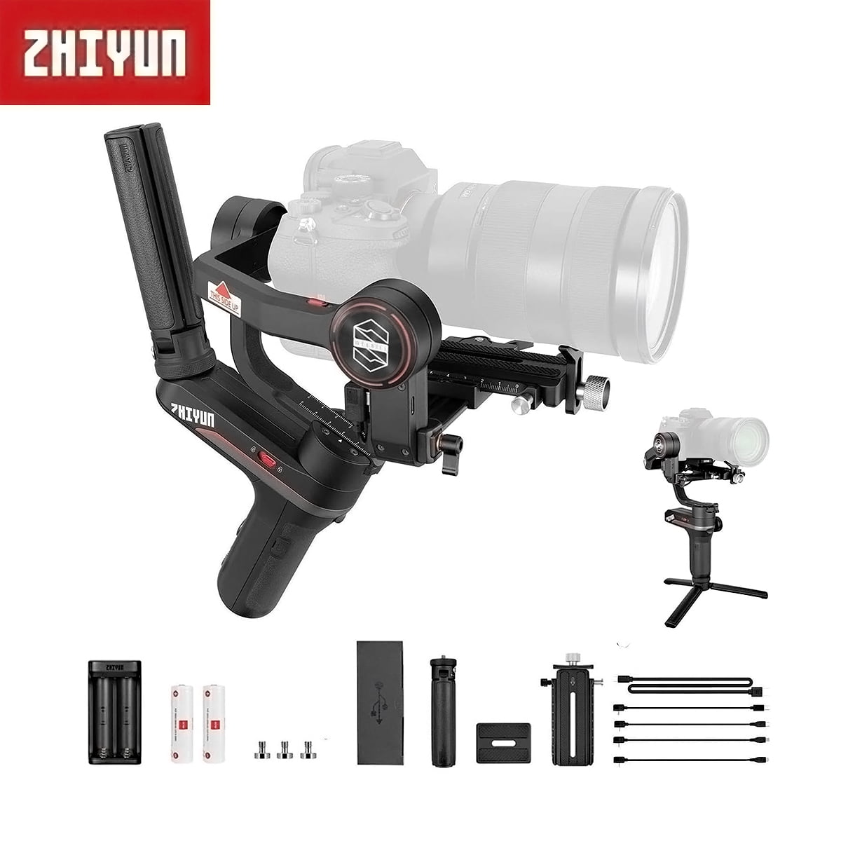 【美品】ZHIYUN WEEBILL S ジンバル スタビライザー Amazon.co.jp: [公式旗艦店] ZHIYUN Weebill 3S 3軸ジンバル