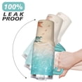 thumbnail image 6 of 40oz Cute Ocean Life Turtle Stainless Steel Flip Straw Tumbler Spill Proof Travel Cup Double Wall Vacuum Insulated Coffee Mug with Top Handle, 6 of 6