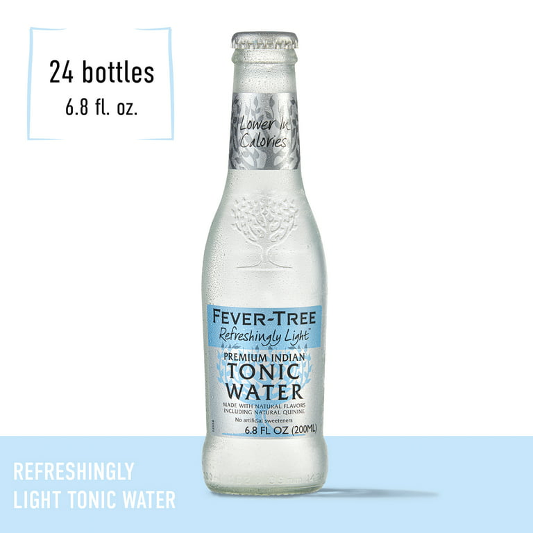 stor interferens Rejse Fever-Tree Naturally Light Tonic Water Made with Natural Quinine, 6.8 Fl.  Oz., 24 Count - Walmart.com