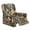 Autumn Leaf Camo, variant on Glofpot Stretchy Recliner Slipcover Sofa Shield With Side Pocket Vivid Green Oak Leaf Tree Bark Real Tree Camo Hunting Outdoor Pattern For Recliner Chair