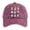 A-Hot Pink559, variant on Unisex Baseball Cap Washed Graphic Print Halloween Theme Adjustable Size Dad Hat Outdoor Festival Headwear