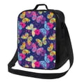 thumbnail image 1 of Disketp Paint Butterflies Bolsa Térmica Estampada para Almuerzo, Lonchera para Hombres y Mujeres Adultos, 1 of 7