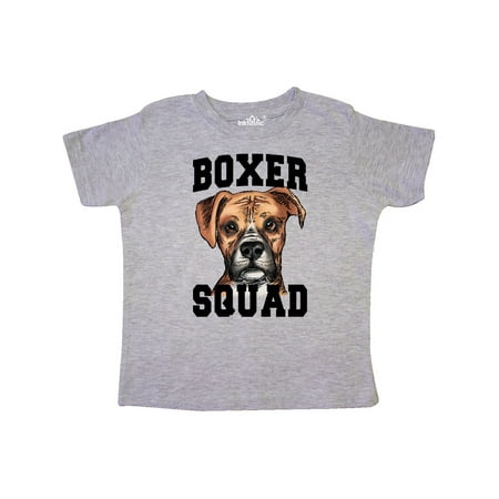 

Inktastic Dog Boxer Squad Gift Toddler Boy or Toddler Girl T-Shirt