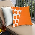 thumbnail image 1 of Ahgly Company Color Focus Orange Coussin Décoratif d'Extérieur, 18 Po X 18 Po, 1 of 6