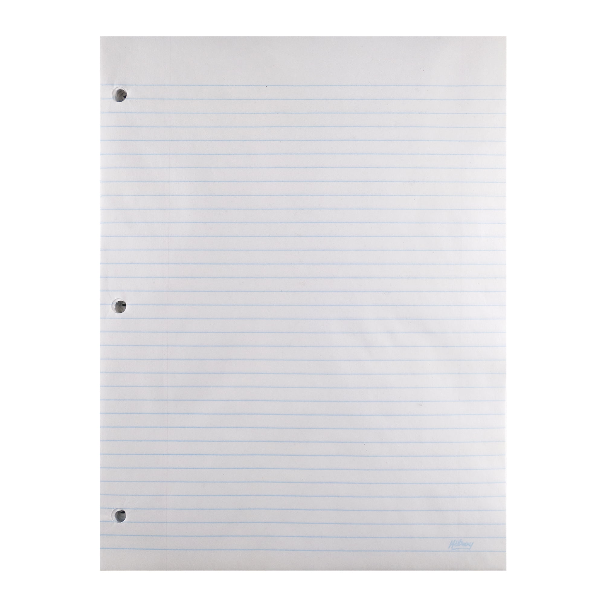 Hilroy College Ruled Refill Paper, White, 100 Sheets/Pack