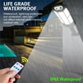 thumbnail image 6 of 2 Pack Solar Street Lights, Outdoor Street Lamps Motion Sensor, Dusk to Dawn Solar Lights, Street Security Lighting for Home Garden Patio Yard, 6 of 6
