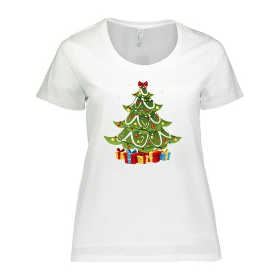 Inktastic Christmas Tree Women's Plus Size T-Shirt