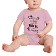 thumbnail image 2 of Sent with A Kiss from My Uncle in Heaven Cute Baby Bodysuits Clothing Unisex, 2 of 5