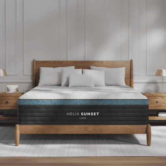 Helix Sunset Luxe with GlacioTex Cooling Soft Mattress, California King