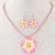 thumbnail image 1 of Conjunto de collar de moda de estilo coreano, collar dulce, collar elegante con cuerda de flores ricas, 1 of 5