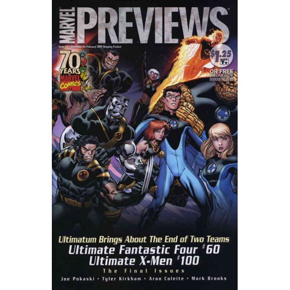 Marvel Previews #64 VF ; Marvel Comic Book