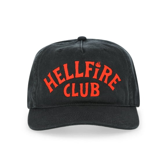 Netflix Stranger Things Hellfire Club Snapback Hat from No Boundaries, One Size, Unisex