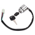 thumbnail image 1 of Ignition Switch, Ignition Starter Switch Easy Installation Professional High Toughness Abrasion Resistant  For 50cc 70cc 90cc 110cc 125cc 250cc ATV Quad, 1 of 8