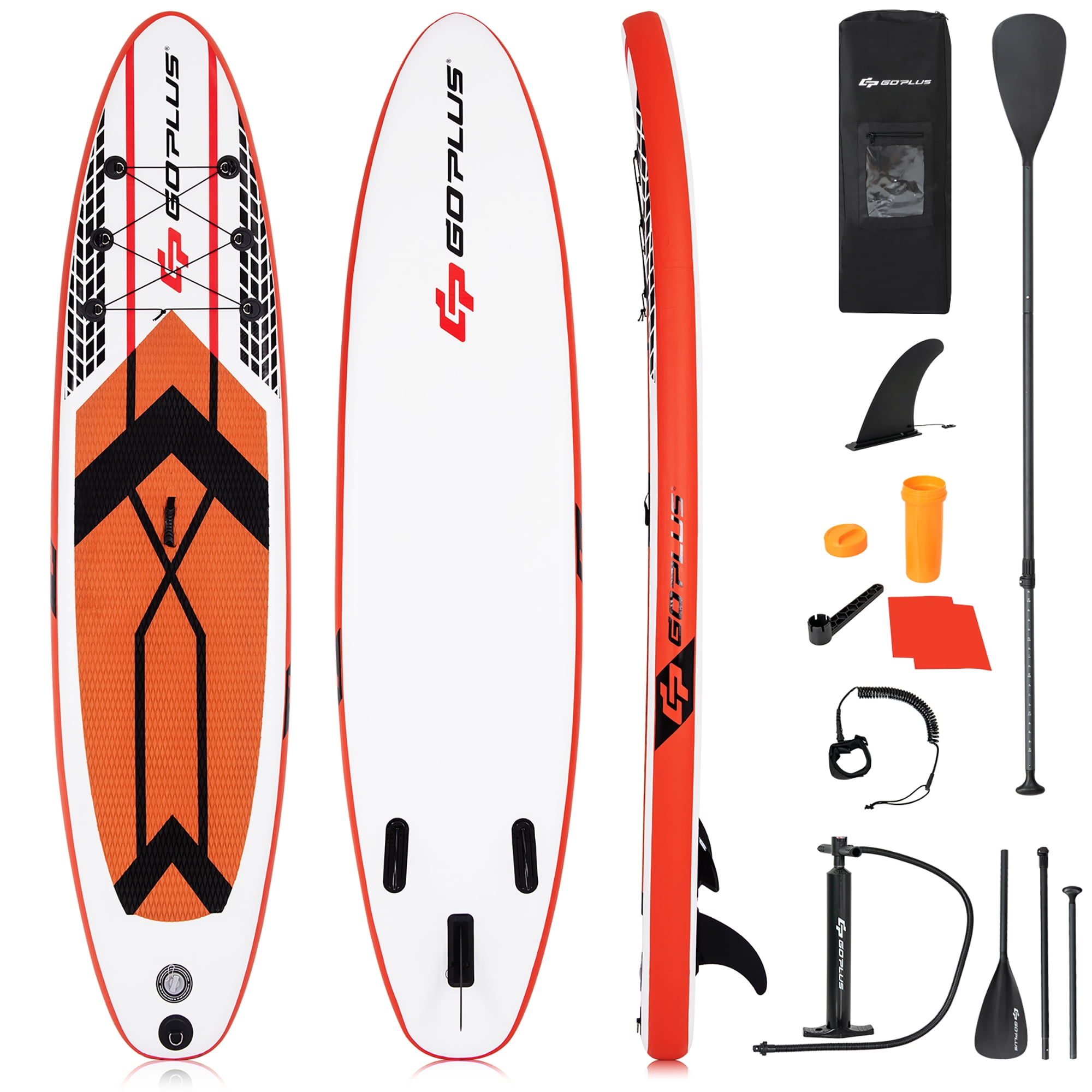 BV Sports Inflatable Paddle Boards 10 Feet Paddle Board With Adjustable Paddle 6 Thick Base For Maximum Stability & Balance Has All SUP Accessories & Carry Bag Ideal For Beginners 