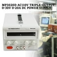 thumbnail image 5 of 11*7.87*5.9 Rectangular White MP3020D 30V 20A DC Power Supply Variable Adjustable High Precision Digital Cord, 5 of 20