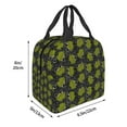 thumbnail image 3 of Sikiie Cartoon Kawaii Frogs1 Lunch Bag for Women & Men Adult Insulated Lunch Box, Food Lunch Containers Lunch Tote Bags for Work, Travel, Outdoor, 3 of 8