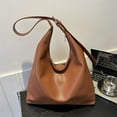 thumbnail image 4 of Bolso de mano texturizado para mujer, estilo retro, de un solo hombro, estilo tote, tendencia de invierno 2025, 4 of 5
