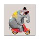 thumbnail image 3 of Pintura al óleo de elefante pintada a mano de Arthyx Pop Art sobre lienzo, dibujo animado abstracto, decoración de pared moderna para habitación de niños y hogar, 3 of 5