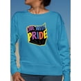 thumbnail image 2 of Live With Pride Colorful Banner Sweatshirt Women -Smartprints Designs, Female 3X-Large, 2 of 4