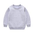 thumbnail image 4 of Boys Sweatshirt Size 10-12 Fleece Crewneck Long Sleeve Boys Pullover Top Casual Solid Kids Sweaters Boys Fleece Fall Clothes for Youth, 4 of 6